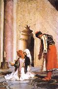 Jean Leon Gerome Young Greeks at the Mosque Sweden oil painting artist